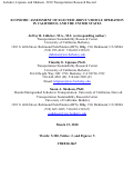 Cover page: Economic Assessment of Electric-Drive Vehicle Operation in California and the United States