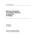 Cover page: Migración Oaxaqueña a los Campos Agrícolas de California: Un Diálogo