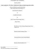 Cover page: Lunar geophysics: The Moon's fundamental shape and paleomagnetism studies