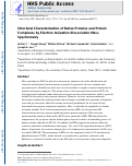 Cover page: Structural Characterization of Native Proteins and Protein Complexes by Electron Ionization Dissociation-Mass Spectrometry