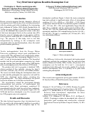 Cover page: Very Brief Interruptions Result in Resumption Cost