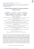 Cover page: Global characterization of a laser-generated neutron source