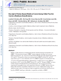 Cover page: Receipt Of Home-Based Medical Care Among Older Beneficiaries Enrolled In Fee-For-Service Medicare