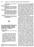 Cover page: Cross-Cultural Folk Classifications of Ethnobotanically Improtant Geophytes in Southern Oregon and Northern California