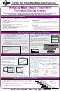 Cover page: SYS 4: Designing High Integrity Embedded Networked Sensing Systems
