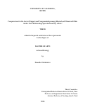 Cover page: Compensation for the Lack of Support and Companionship among Married and Unmarried Older Adults: Does Relationship Specialization Play a Role?