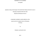 Cover page: Appraisal, Coping, Social Support, Perceived Patient Safety and Intent to Leave in Emergency Department RNs Who Have Experienced Workplace Violence