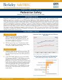 Cover page: 2020 SafeTREC Traffic Safety Facts: Pedestrian Safety