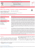 Cover page: Mitral Valve Prolapse—The Role of Cardiac Imaging Modalities