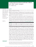 Cover page: Cardiorespiratory fitness and brain volume and white matter integrity