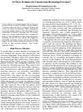 Cover page: Is there evidence for unconscious reasoning processes?