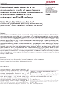 Cover page: Exacerbated brain edema in a rat streptozotocin model of hyperglycemic ischemic stroke: Evidence for involvement of blood–brain barrier Na–K–Cl cotransport and Na/H exchange