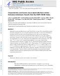 Cover page: Characteristics and Factors Associated With Pain in Older Homeless Individuals: Results From the Health Outcomes in People Experiencing Homelessness in Older Middle Age (HOPE HOME) Study