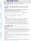 Cover page: Evaluation of large language models for discovery of gene set function.