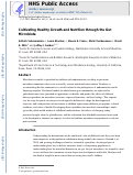 Cover page: Cultivating Healthy Growth and Nutrition through the Gut Microbiota