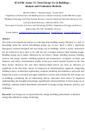 Cover page: IEA EBC annex 53: Total energy use in buildings—Analysis and evaluation methods