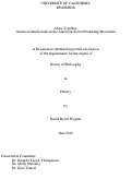 Cover page: Alone Together: American Intellectuals in the American-Soviet Friendship Movement