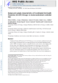 Cover page: Design and sample characteristics of COordinated Oral health Promotion (CO-OP) Chicago: A cluster-randomized controlled trial