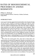 Cover page: Rates of Biogeochemical Processes in Anoxic Sediments