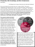 Cover page: Of domains, their knowledge, and their infrastructure
