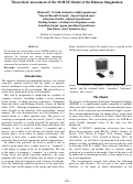 Cover page: Theoretical Assessment of the SOILIE Model of the Human Imagination