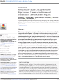 Cover page: Networks of Causal Linkage Between Eigenmodes Characterize Behavioral Dynamics of Caenorhabditis elegans