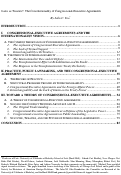 Cover page: Law as Treaties?: The Constitutionality of Congressional-Executive Agreements