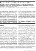 Cover page: Regulation of brain anandamide by acute administration of ethanol