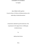 Cover page: Beyond Right and Recognition: Toward a History of Collective Self-Determination as the Authorship of Political Personhood