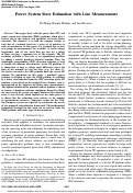 Cover page: Power System State Estimation with Line Measurements