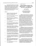 Cover page: Clinical Findings in Patients with Splenic Injuries: Are Injuries to the Left Lower Chest Important?