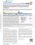 Cover page: Identification of and Structural Insights into Hit Compounds Targeting N‑Myristoyltransferase for Cryptosporidium Drug Development