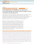 Cover page: Local admixture of amplified and diversified secreted pathogenesis determinants shapes mosaic Toxoplasma gondii genomes