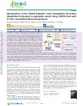 Cover page: Manipulation of the Global Regulator mcrA Upregulates Secondary Metabolite Production in Aspergillus wentii Using CRISPR-Cas9 with In Vitro Assembled Ribonucleoproteins