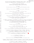 Cover page: Search for lepton-flavor-violating decays D0→X0e±μ∓