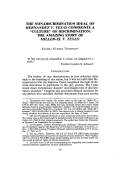 Cover page: The Non-Discrimination Ideal of Hernandez v. Texas Confronts a "Culture" of Discrimination: The Amazing Story of <em>Miller-el v. Texas</em>