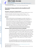 Cover page: How strand exchange protein function benefits from ATP hydrolysis