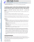 Cover page: A Preliminary Study of Clinical Trial Enrollment Decisions Among People With Mild Cognitive Impairment and Their Study Partners