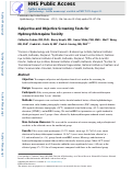 Cover page: Subjective and Objective Screening Tests for Hydroxychloroquine&nbsp;Toxicity