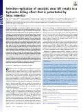 Cover page: Selective replication of oncolytic virus M1 results in a bystander killing effect that is potentiated by Smac mimetics