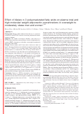 Cover page: Effect of dietary n–3 polyunsaturated fatty acids on plasma total and high-molecular-weight adiponectin concentrations in overweight to moderately obese men and women