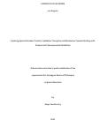 Cover page: Exploring Special Education Teacher Candidates’ Perception and Motivation Towards Working with Students with Developmental Disabilities