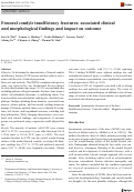 Cover page: Femoral condyle insufficiency fractures: associated clinical and morphological findings and impact on outcome