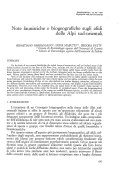 Cover page: Note faunistiche e biogeografiche sugli afidi delle Alpi sud-orientali