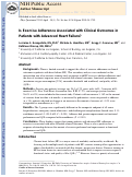 Cover page: Is Exercise Adherence Associated with Clinical Outcomes in Patients with Advanced Heart Failure?