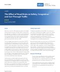 Cover page: The Effect of Road Diets on Safety, Congestion and Cut-Through Traffic