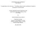 Cover page: “I usually believe the victim, but…”: The Effect of Survivor Race and Observer Gender on Perceptions of Sexual Assault