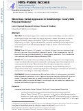 Cover page: When Does Verbal Aggression in Relationships Covary With Physical Violence?