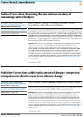 Cover page: Erratum: Publisher Correction: wMel replacement of dengue-competent mosquitoes is robust to near-term climate change.