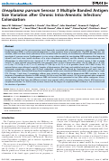 Cover page: Ureaplasma parvum Serovar 3 Multiple Banded Antigen Size Variation after Chronic Intra-Amniotic Infection/Colonization